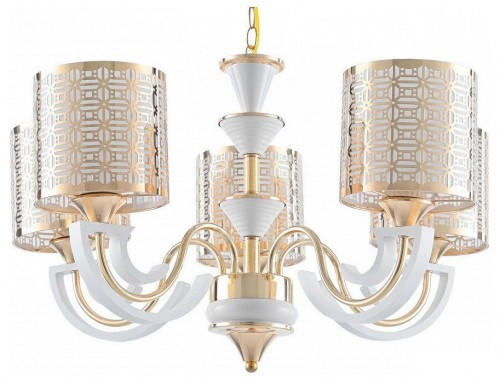 Подвесная люстра Arte Milano Florentia-8857 308857/5 Wh/Gd Подвесная люстра Arte Milano Florentia-8857 308857/5 Wh/Gd