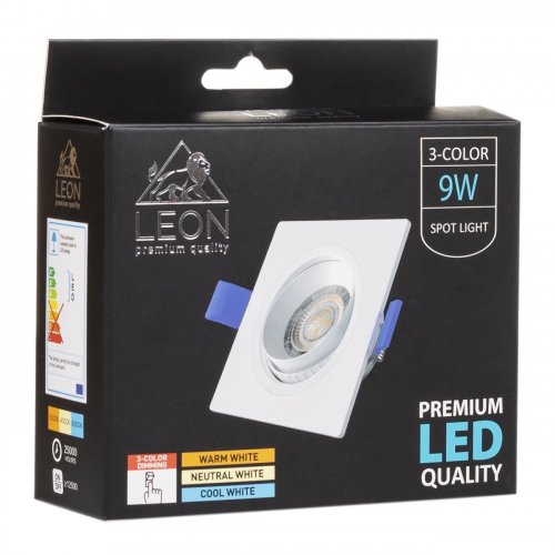Точечный светильник LEON LE-SPS-9W 3000K & 4000К & 6500K