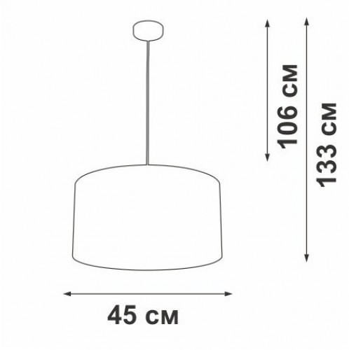Подвесной светильник  V2550-9/1S