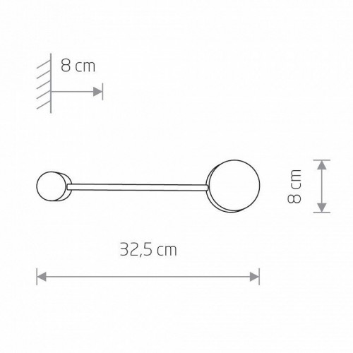 Настенный светильник Nowodvorski Orbit 7803 Настенный светильник Nowodvorski Orbit 7803
