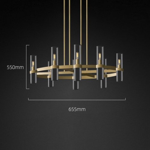 Подвесная люстра Ravelle MT8888-8H antique brass Подвесная люстра Ravelle MT8888-8H antique brass