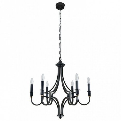 Подвесная люстра Newport DANIELA 3456/С black+gold