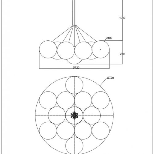 Подвесная люстра Eve LE3011/13