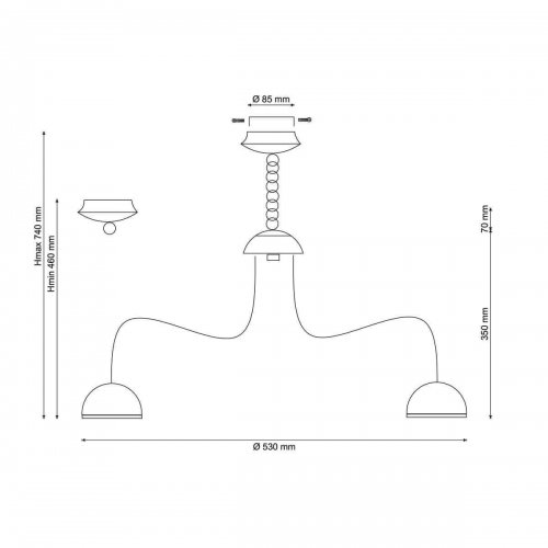 Подвесная люстра Lucia Tucci Natura 064.6 LED Подвесная люстра Lucia Tucci Natura 064.6 LED