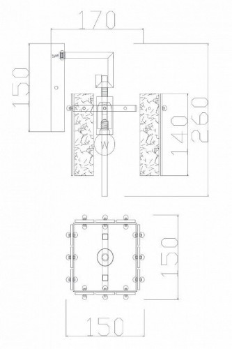 Бра Freya Basilica FR5166WL-01BS Бра Freya Basilica FR5166WL-01BS
