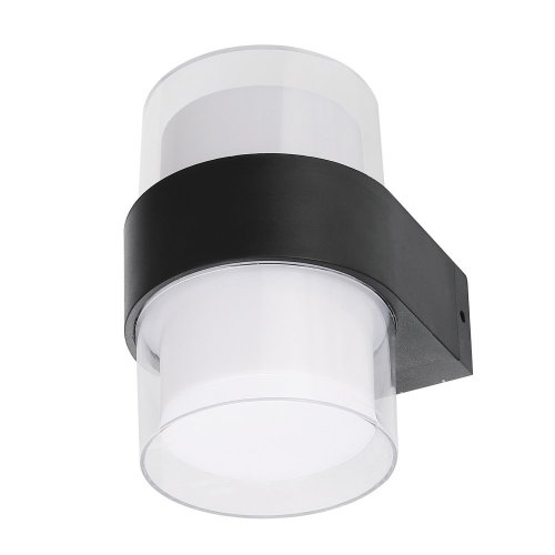 Уличный настенный светодиодный светильник Uniel ULU-P22B-2x5W/4000K IP65 Black UL-00010516 Уличный настенный светодиодный светильник Uniel ULU-P22B-2x5W/4000K IP65 Black UL-00010516