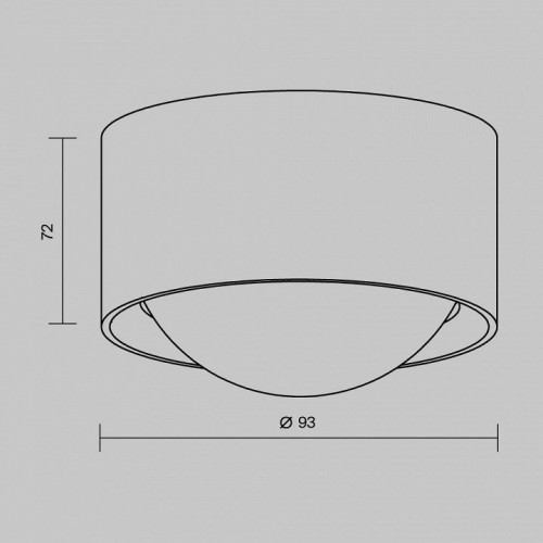 Потолочный светильник уличный Maytoni Lumina O498CL-L15B3K