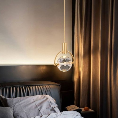 Подвесной светильник DeLight Collection 2121 2121P/A brass/clear