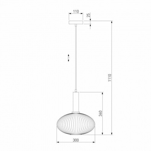 Подвесной светильник Eurosvet Bravo 50183/1 прозрачный