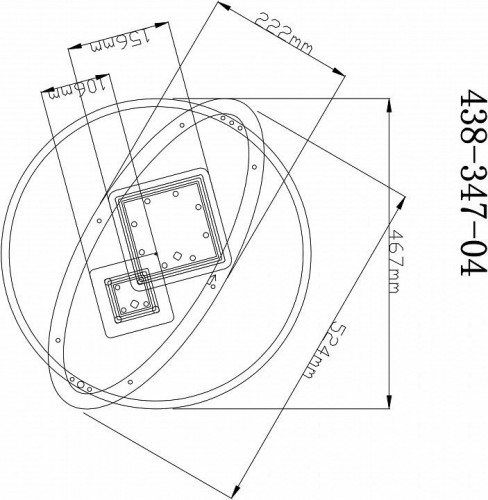 Потолочная люстра Velante 438-347-04