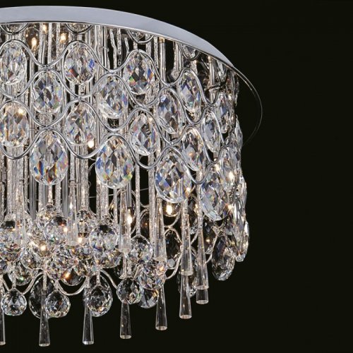 Потолочная люстра Illuminati Nikon MX103910-28A chrome/clear