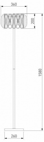 Торшер Bogates Callas 01125/3