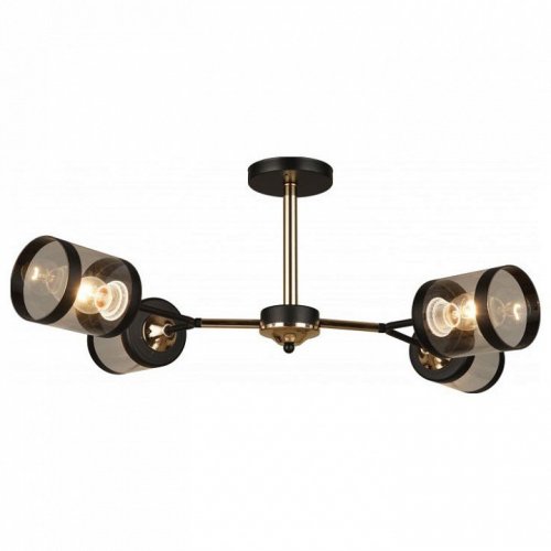 Потолочная люстра Imex MD.3592-4-S-BK+FGD