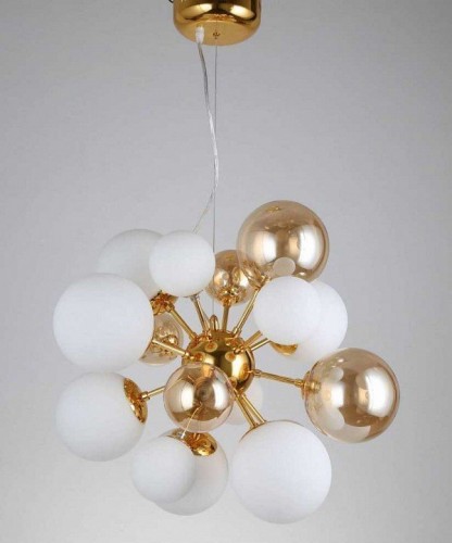 Подвесная люстра Lumina Deco Galaksida LDP 8565-10/16 GD+TEA