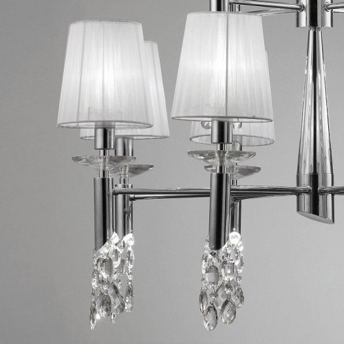 Подвесная люстра Mantra Tiffany Chrome 3850