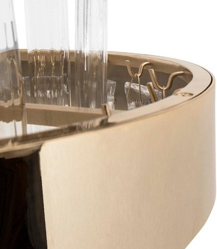 Подвесная люстра DeLight Collection Babel KM0990P-4 brass