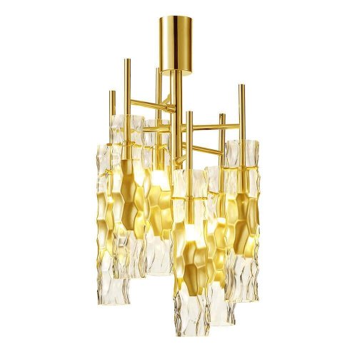 Подвесная люстра Crystal Lux Primavera PL6 Gold