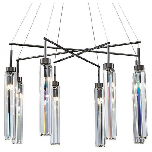 Подвесная люстра Newport 4520 4524+4/S black glossy Подвесная люстра Newport 4520 4524+4/S black glossy