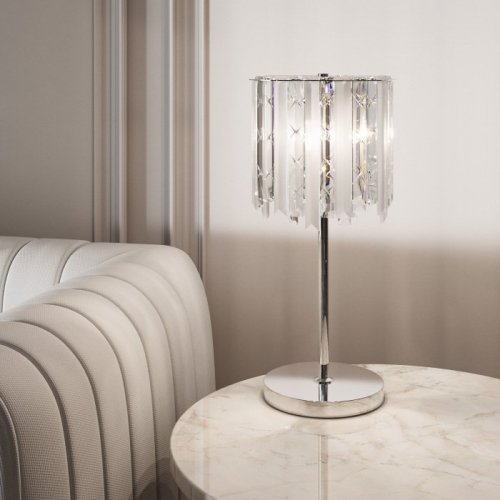 Интерьерная настольная лампа Eurosvet Radiance 108011 хром Интерьерная настольная лампа Eurosvet Radiance 108011 хром