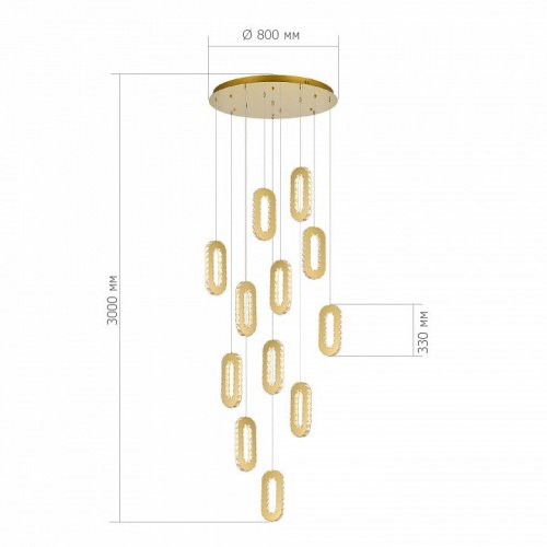 Подвесной светильник ST Luce ALLUNGO SL6506.203.12 Подвесной светильник ST Luce ALLUNGO SL6506.203.12