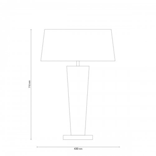 Настольная лампа Lucia Tucci Pelle Nerre T120.1