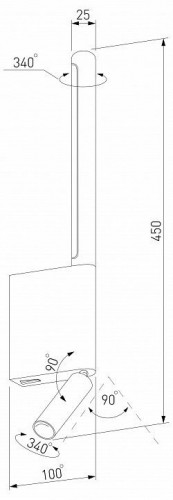 Бра Elektrostandard Sarca 40111/LED a066401