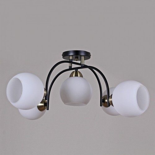 Потолочная люстра Illumico IL0250-5CSQ-79 BK AB Потолочная люстра Illumico IL0250-5CSQ-79 BK AB