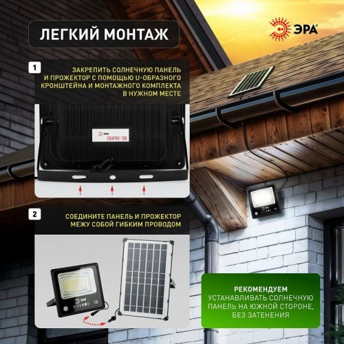 Прожектор уличный ЭРА ERAPRO-100