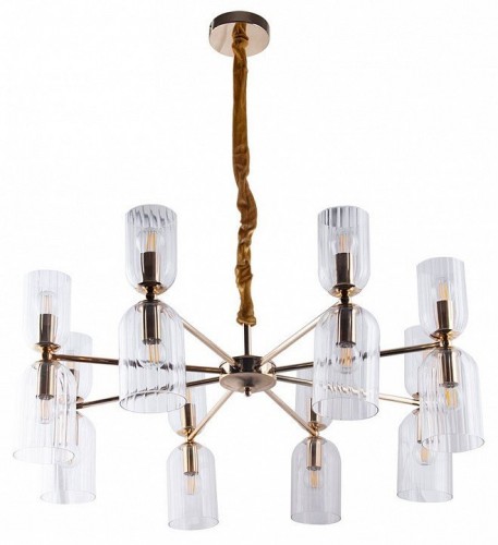 Подвесная люстра Arte Lamp Charm A1623LM-16GO Подвесная люстра Arte Lamp Charm A1623LM-16GO