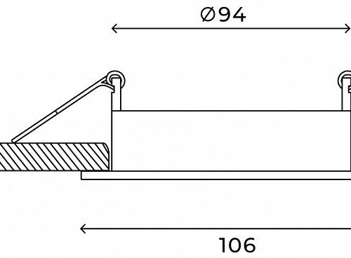 Встраиваемый светильник Hesby Lighting Core HSBL_0230