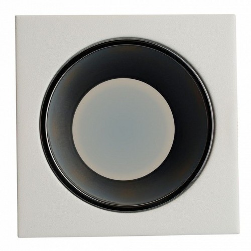 Светильник встраиваемый Feron DL3112 потолочный MR16 G5.3 белый + черный хром 51405