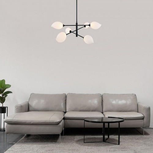 Люстра на штанге Eurosvet Sinki 30189/6 черный Люстра на штанге Eurosvet Sinki 30189/6 черный