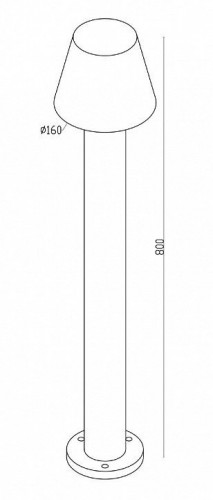 Наземный светильник Maytoni Harz O421FL-L5W