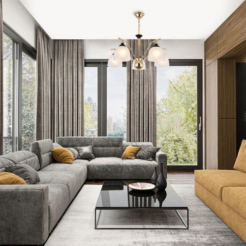 Подвесная люстра Reluce Escada Actinidia 2123/5P Подвесная люстра Reluce Escada Actinidia 2123/5P