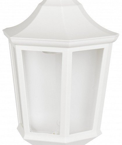 Настенный фонарь ЭРА уличный НБУ 06-60-003 У1 белый прозр.