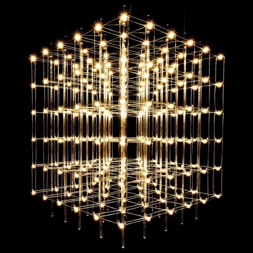 Подвесная люстра O-LUCE Cosmic Glass ячейка 15*15 см 1094011-6 Подвесная люстра O-LUCE Cosmic Glass ячейка 15*15 см 1094011-6