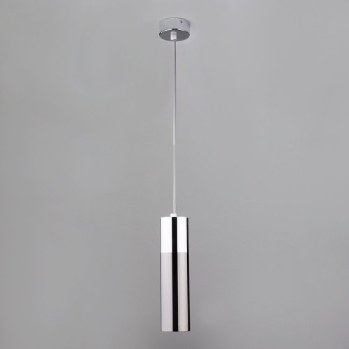 Подвесной светильник Eurosvet Double Topper 50135/1 LED хром/черный жемчуг