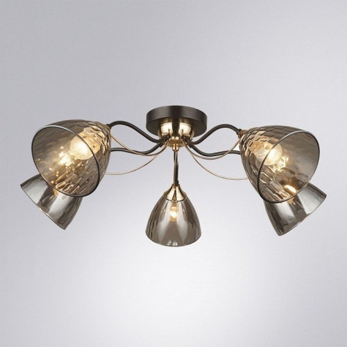 Потолочная люстра Arte Lamp Lily A4366PL-5BK Потолочная люстра Arte Lamp Lily A4366PL-5BK