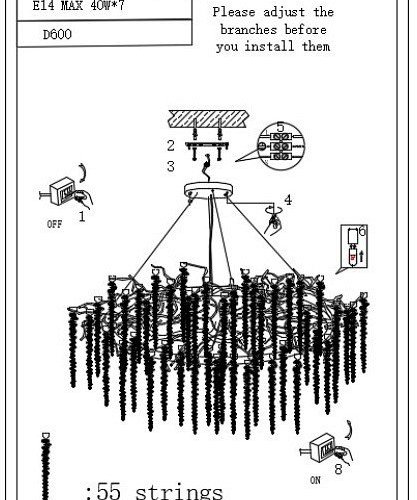 Подвесная люстра iLamp Savage 8813-D600 GD Подвесная люстра iLamp Savage 8813-D600 GD
