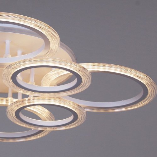 Потолочная светодиодная люстра Reluce 09812-3.3-4+4A WH (RGB) Потолочная светодиодная люстра Reluce 09812-3.3-4+4A WH (RGB)