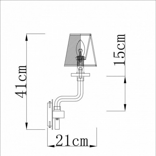 Бра Divinare Palermo 1700/02 AP-1