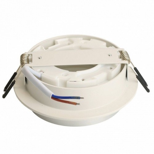 Светильник встраиваемый Feron DL507 потолочный GX53 белый + серебро круг 51353