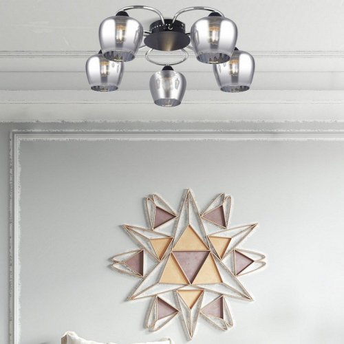 Потолочная люстра Arte Milano AMALFI 321508/5 CR+BK