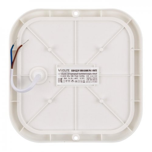 Настенно-потолочный светильник  ULW-Q229 18W/6500K IP65 WHITE Настенно-потолочный светильник  ULW-Q229 18W/6500K IP65 WHITE