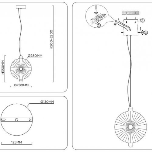 Подвесной светильник High Light LH31147 Подвесной светильник High Light LH31147