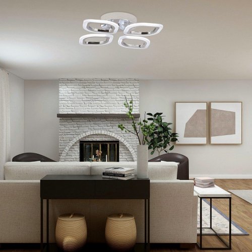 Люстра на штанге Escada  10222/4LED Chrome