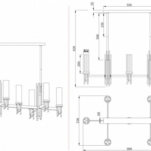 Потолочная люстра Stilfort Graff 2170/05/07PL