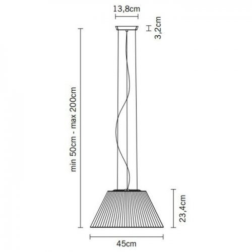 Подвесной светильник Fabbian Flow D87A0515