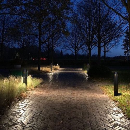 Наземный светильник  09959-0.7-001KT 1,0M GU10 BK