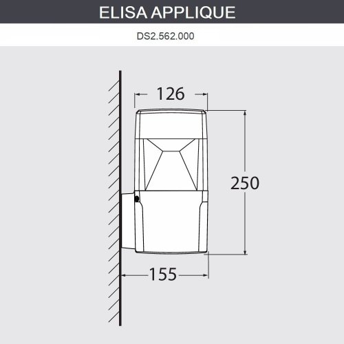 Настенный светильник уличный Fumagalli Elisa DS2.562.000.WXD1L Настенный светильник уличный Fumagalli Elisa DS2.562.000.WXD1L